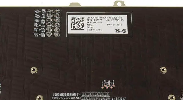 Alt view image 2 of 3 - New US INTL OEM Alienware 15 R4 RGB Backlit Laptop Keyboard Assembly RGB 06T78