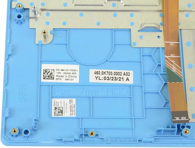 Alt view image 3 of 5 - Dell OEM G Series G3 3500 Palmrest Keyboard Assembly RGB Laptop Keyboard YG5TF