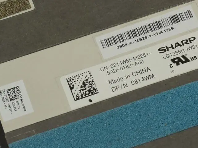 Alt view image 4 of 6 - Dell OEM XPS 9250 Latitude 7275 Tablet 12.5" FHD Touchscreen LCD Screen T22CF