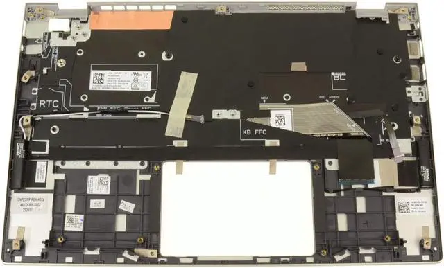 Alt view image 2 of 7 - New Dell OEM Inspiron 5300 5301 Palmrest Backlit Keyboard Assembly Silver KJ8W0