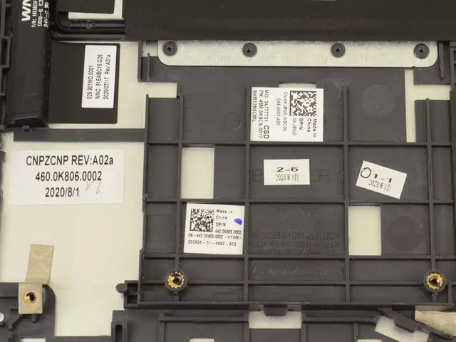 Alt view image 3 of 7 - New Dell OEM Inspiron 5300 5301 Palmrest Backlit Keyboard Assembly Silver KJ8W0