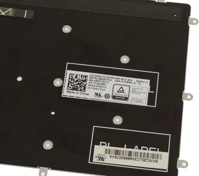 Alt view image 3 of 3 - New US INTL Dell OEM Inspiron 7773 7779 7778 Laptop Backlit Keyboard GGVTH