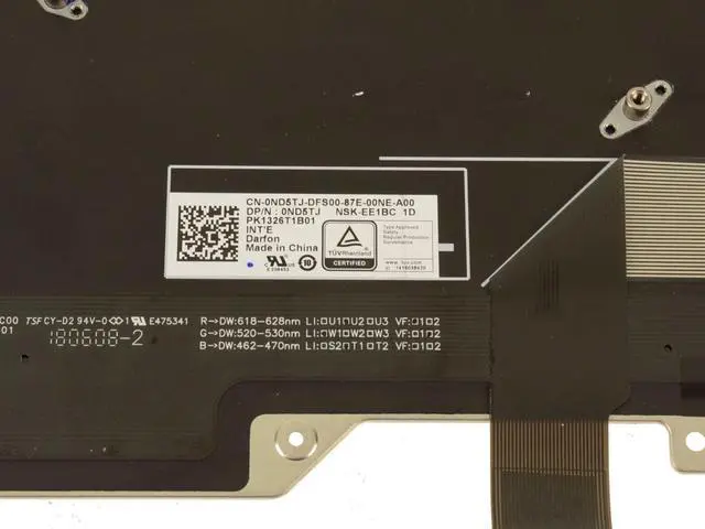 Alt view image 2 of 4 - New US INTL OEM Alienware 17 R5 Backlit Laptop Keyboard Assembly ND5TJ