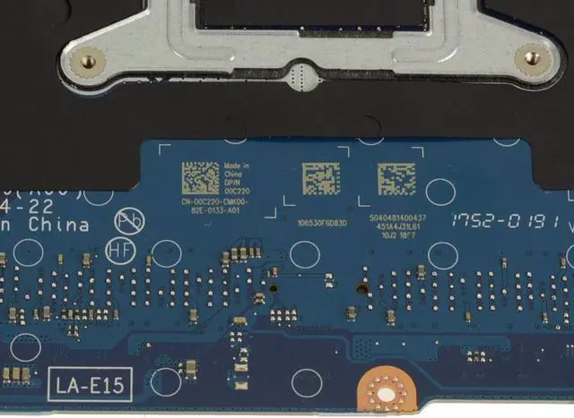 Alt view image 3 of 5 - Dell OEM Precision 3520 Motherboard System Board 2.7GHz Quad Motherboard 0C220