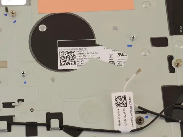 Alt view image 4 of 6 - New SPANISH Dell OEM Inspiron 5406 2-in-1 Keyboard Palmrest Assembly NWXT3 JPNMD