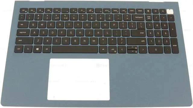 Main image of New US INTL Dell OEM Inspiron 3511 Palmrest Keyboard Assembly USB-C H5X77 Blue