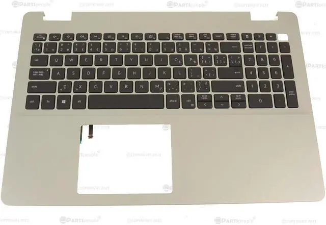 Main image of French English Dell OEM Inspiron 5593 Palmrest Backlit Laptop Keyboard CY88P