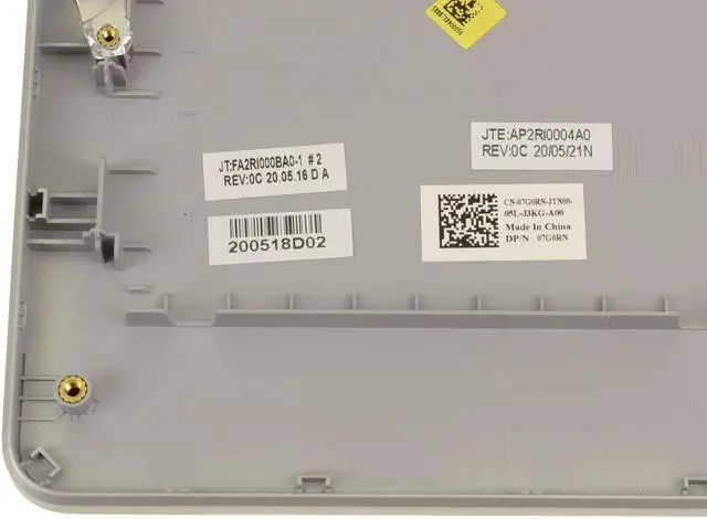Alt view image 4 of 6 - French English Dell OEM Inspiron 5593 Palmrest Backlit Laptop Keyboard CY88P