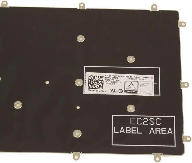 Alt view image 3 of 3 - New Dell OEM G Series G5 5587 G7 7588 G7 7590 Laptop Keyboard No BL 8FPDD
