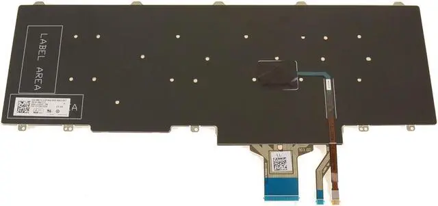 Alt view image 2 of 3 - French-English Dell OEM Latitude E5550 Precision 3510 Laptop Keyboard 8NTC3