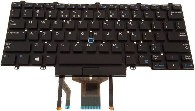 Main image of US INTL Dell OEM Latitude 5490 7490 5495 Laptop Backlit Laptop Keyboard 4VMV0