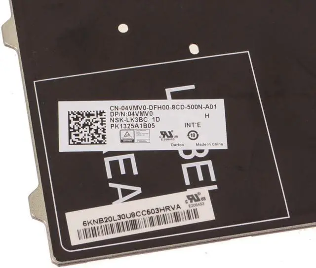 Alt view image 3 of 3 - US INTL Dell OEM Latitude 5490 7490 5495 Laptop Backlit Laptop Keyboard 4VMV0
