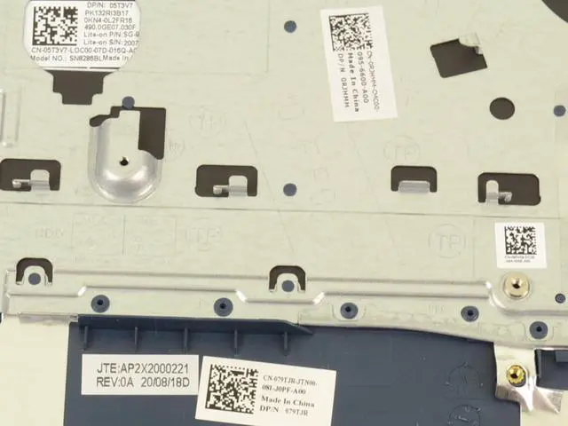Alt view image 3 of 5 - New French Dell OEM Inspiron 3501 3505 Palmrest Backlit Keyboard Assembly RJHMM