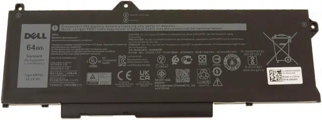 Main image of Dell OEM Original Latitude 5521 5421 Precision 3561 4-Cell 64Wh Battery GRT01