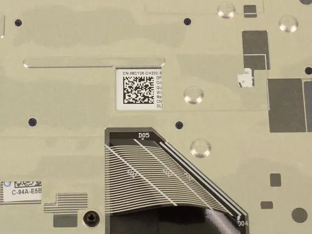 Alt view image 4 of 4 - New Dell OEM Inspiron 5580 5585 Palmrest Keyboard Assembly No BL 07XRW