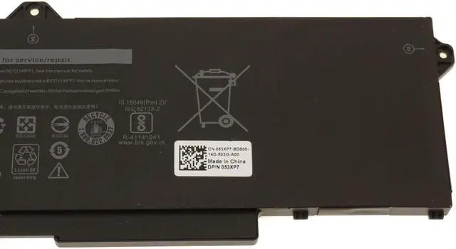Alt view image 5 of 6 - Dell OEM Original Latitude 5521 Precision 3561 6-Cell 97Wh Laptop Battery 9JRV0