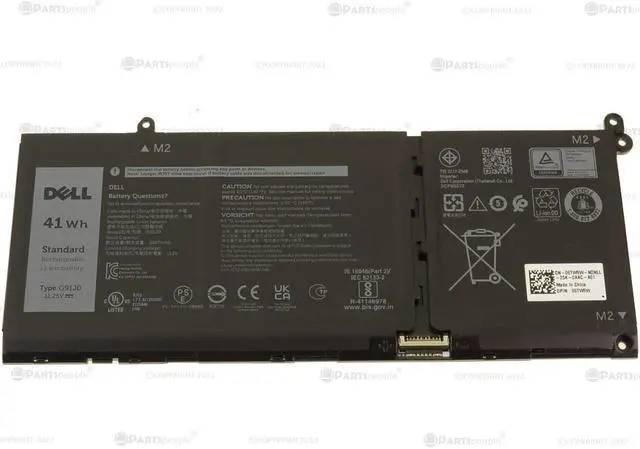 Alt view image 2 of 6 - New Dell OEM Original Inspiron 3511 3510 3-Cell 41Wh Laptop Battery G91J0