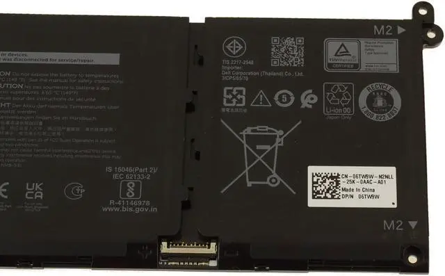 Alt view image 4 of 6 - New Dell OEM Original Inspiron 3511 3510 3-Cell 41Wh Laptop Battery G91J0