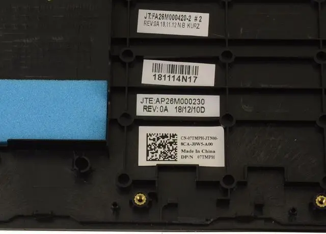 Alt view image 4 of 5 - New US Intl Dell OEM G Series G3 3579 Palmrest Keyboard Assembly 4W8YV
