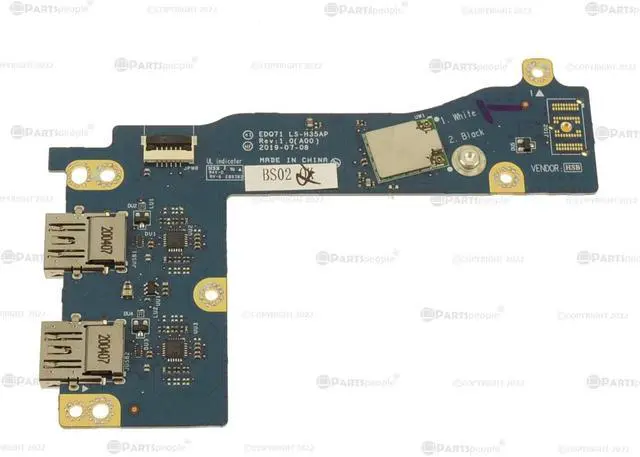 Main image of OEM Alienware m17 R2 Right Side WLAN Card USB Ports IO Circuit Board  THCRT