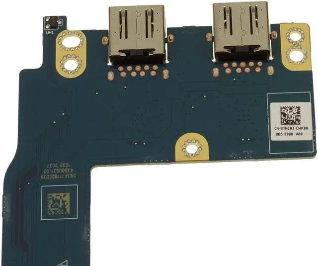Alt view image 3 of 3 - OEM Alienware m17 R2 Right Side WLAN Card USB Ports IO Circuit Board  THCRT