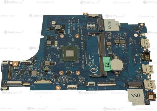 Main image of Dell OEM Inspiron 3595 Motherboard System Board AMD A6-9225 Motherboard H6N8T