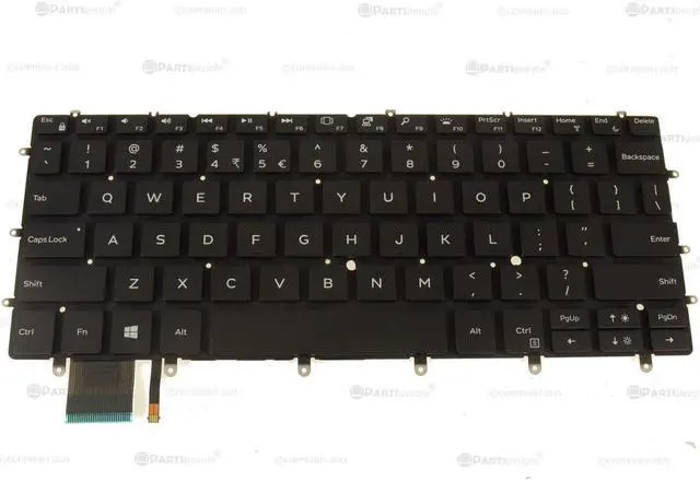 Main image of New US INTL Dell OEM XPS 9370 9380 7390 Laptop Backlit Keyboard 6Y7DJ
