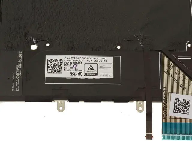 Alt view image 3 of 3 - New US INTL Dell OEM XPS 9370 9380 7390 Laptop Backlit Keyboard 6Y7DJ