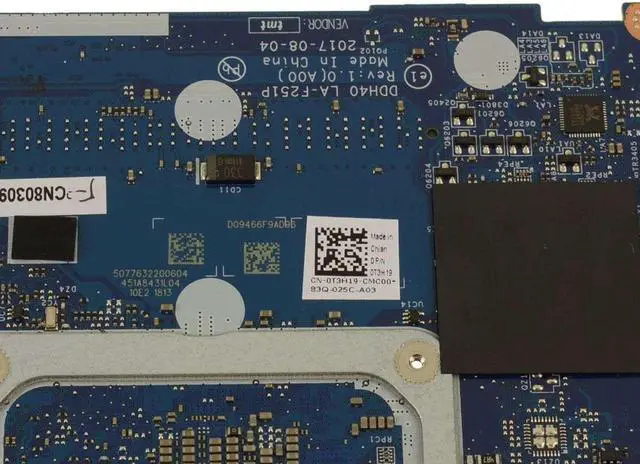 Alt view image 3 of 5 - Dell OEM Inspiron 7572 14 7472 Motherboard System Board Motherboard T3H19