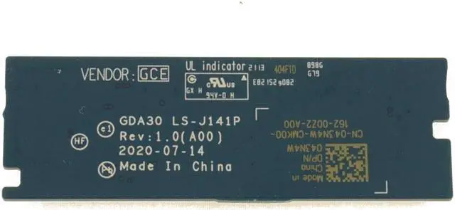 Alt view image 2 of 2 - Dell OEM XPS 9310 Junction Circuit Board for Palmrest 43N4W