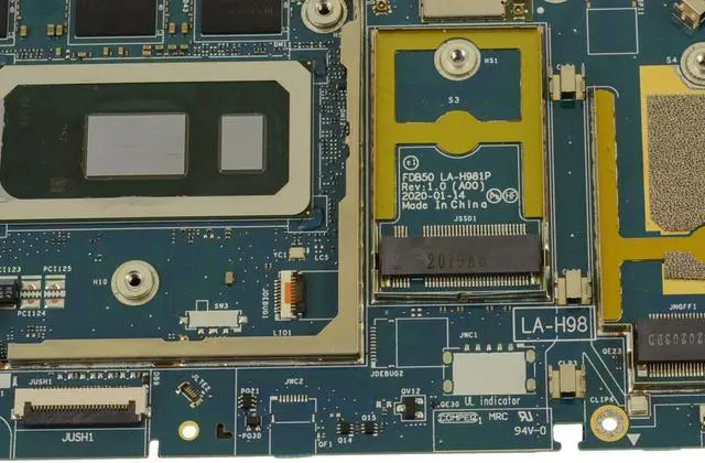 Alt view image 4 of 4 - Dell OEM Latitude 9510 Motherboard System Board i7 1.8GHz Motherboard VNVH0