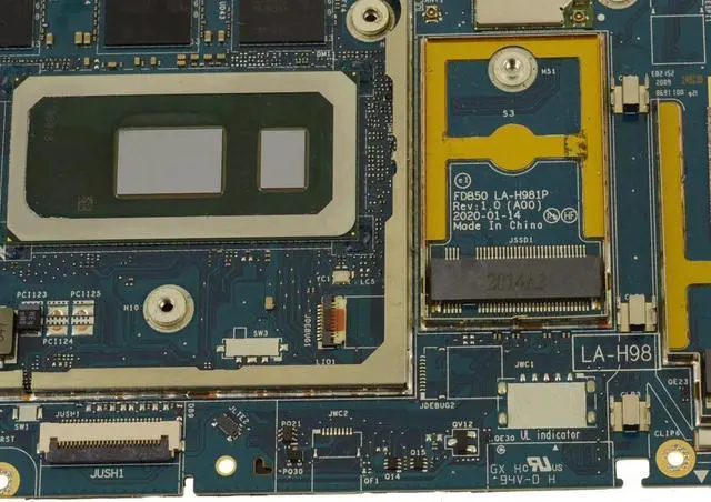 Alt view image 4 of 4 - Dell OEM Latitude 9510 Motherboard System Board i5 1.7GHz Motherboard 4RWPV