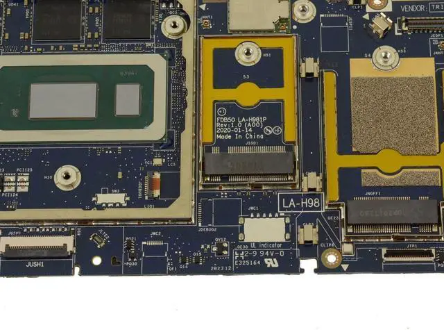 Alt view image 4 of 4 - Dell OEM Latitude 9510 Motherboard System Board i7 1.1GHz Motherboard D2HYF