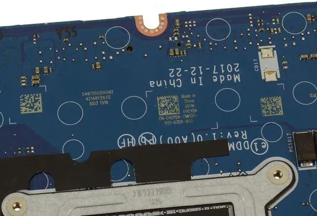 Alt view image 3 of 6 - Dell OEM Latitude 5495 Motherboard System Board AMD Ryzen 5 Motherboard 9GYDK