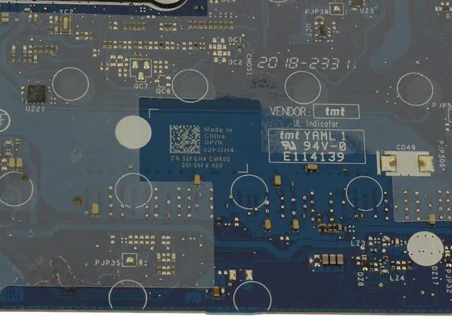 Alt view image 3 of 4 - Dell OEM Latitude 5410 Motherboard System Board 1.6GHz i5 Motherboard 2FGH4