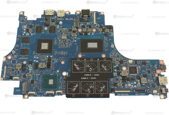 Main image of Dell OEM G Series G7 7590 Motherboard System Board Core i7 Motherboard W7TYP