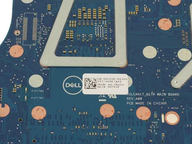 Alt view image 3 of 4 - Dell OEM G Series G7 7590 Motherboard System Board Core i7 Motherboard W7TYP