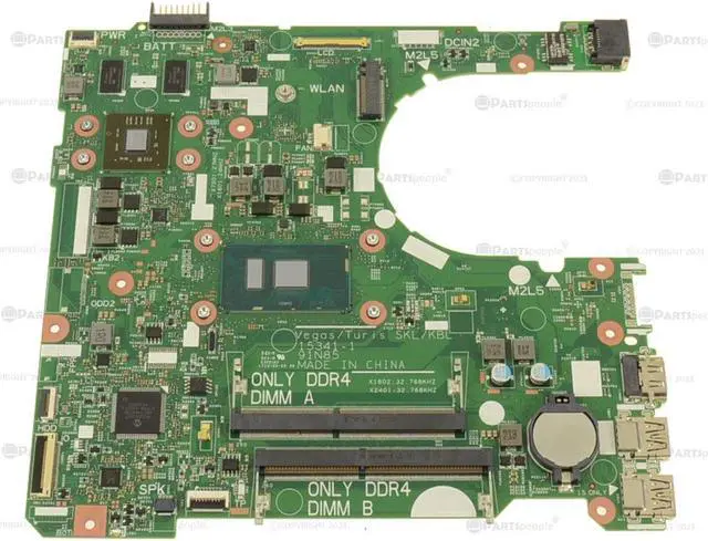 Main image of Dell OEM Inspiron 3567 Motherboard System Board Core i3 2GHz Motherboard XT2G4