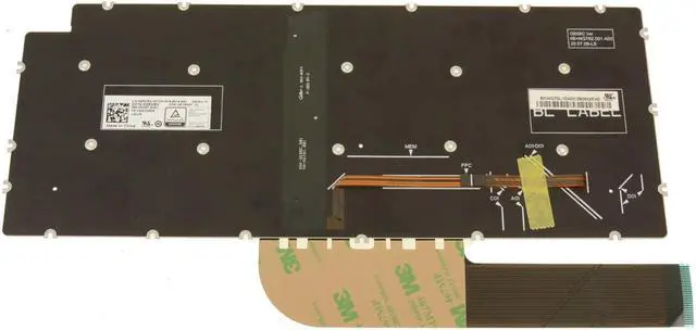 Alt view image 2 of 3 - New Dell OEM Inspiron 7490 7391 2-in-1 Laptop Backlit Keyboard 0XKGG 2RVRV