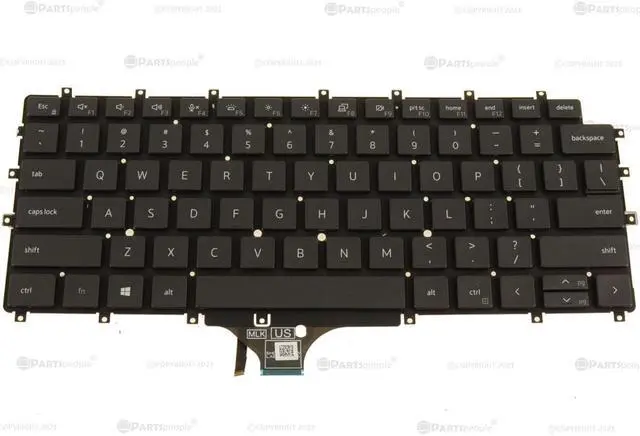 Main image of New Dell OEM Latitude 9510 9520 Backlit Keyboard 3R93D