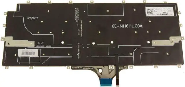 Alt view image 2 of 3 - New Dell OEM Latitude 9510 9520 Backlit Keyboard 3R93D