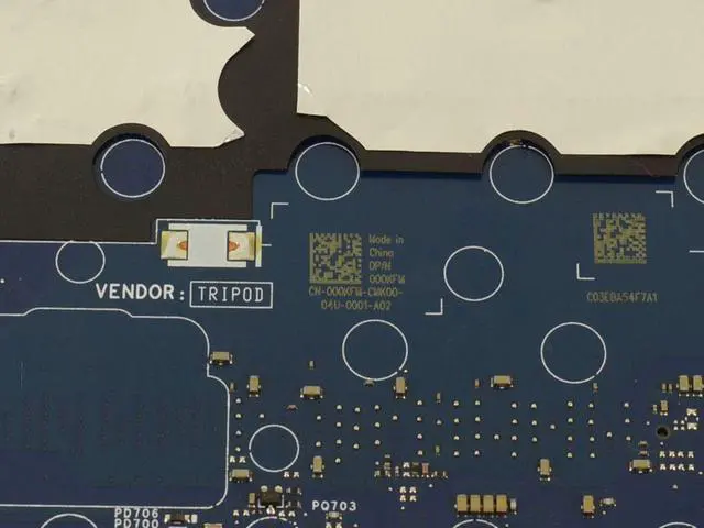 Alt view image 3 of 5 - Dell OEM Precision 3541 Motherboard System Board Intel Xeon Motherboard 00KFM