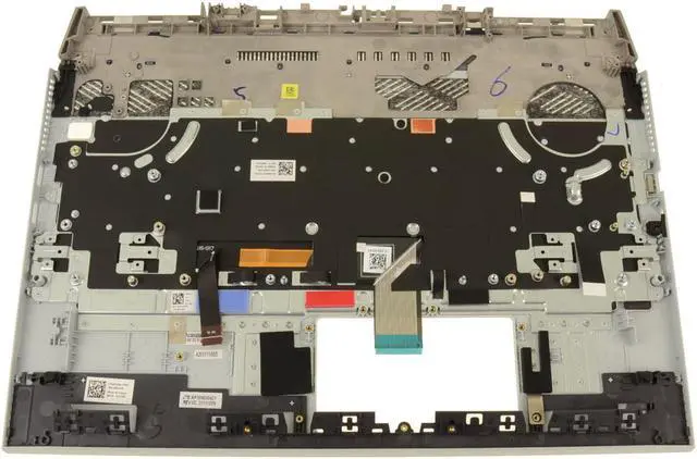 Alt view image 2 of 6 - Dell OEM G Series G15 5510 5511 5515 Palmrest RGB 4-Zone Laptop Keyboard 88K4W