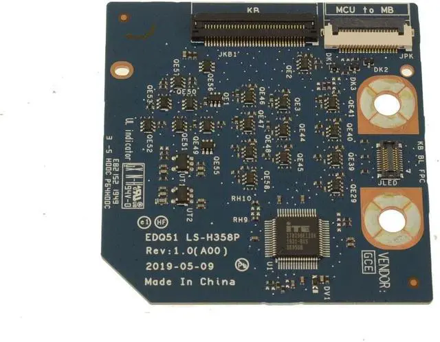 Alt view image 3 of 6 - OEM Alienware m15 R2 m17 R2 Junction Circuit Board for Palmrest RRX2M  RRX2M