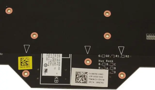 Alt view image 3 of 5 - US INTL OEM Alienware m17 R4 Mechanical Backlit Laptop Laptop Keyboard R679V