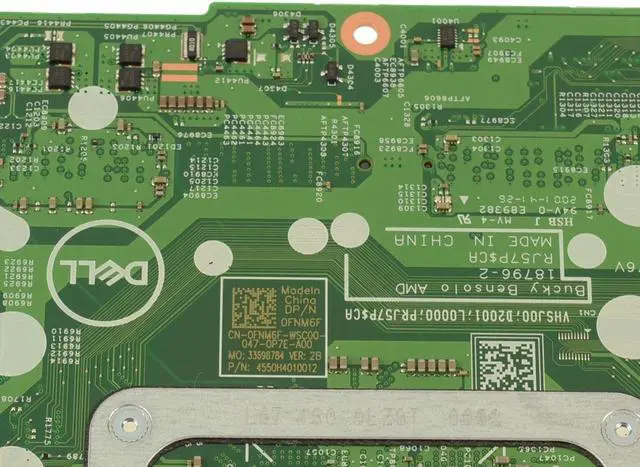 Alt view image 3 of 4 - Dell OEM Inspiron 5485 15 5585 Motherboard System Board AMD Motherboard FNM6F