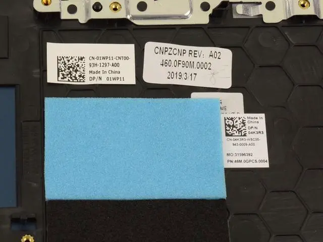 Alt view image 3 of 4 - Dell OEM Inspiron 5485 5482 5491 2-in-1 Keyboard Palmrest Laptop Keyboard 4K3R3