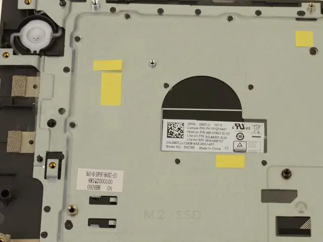 Alt view image 4 of 5 - New US INTL Dell OEM Inspiron 7560 Palmrest Keyboard Assembly No BL RTJ7W CF0T0
