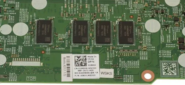 Alt view image 4 of 5 - Dell 1M6H4 Laptop Motherboard for Inspiron 5590 Vostro 5590 - Intel Core i5-10210U - 8GB RAM - DDR4 - Integrated Graphics