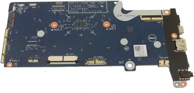 Alt view image 2 of 4 - Dell OEM Chromebook 11 5190 Laptop Motherboard System Board Motherboard 89TFY